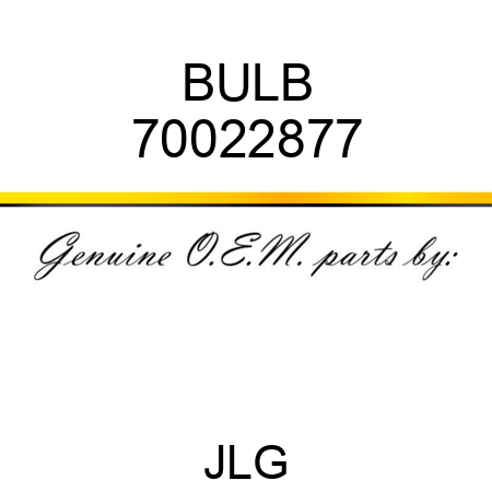 BULB 70022877