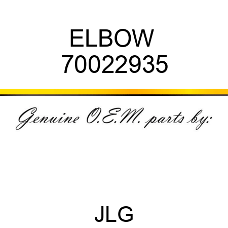 ELBOW  70022935