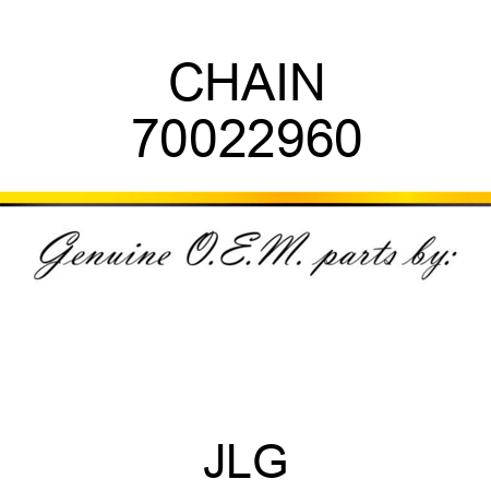 CHAIN 70022960
