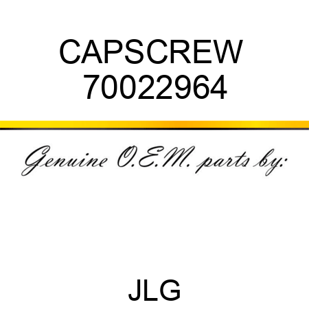 CAPSCREW  70022964