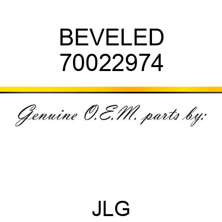 BEVELED 70022974