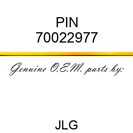 PIN 70022977