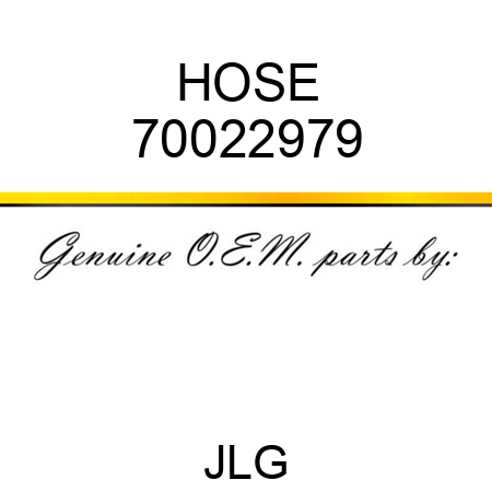 HOSE 70022979