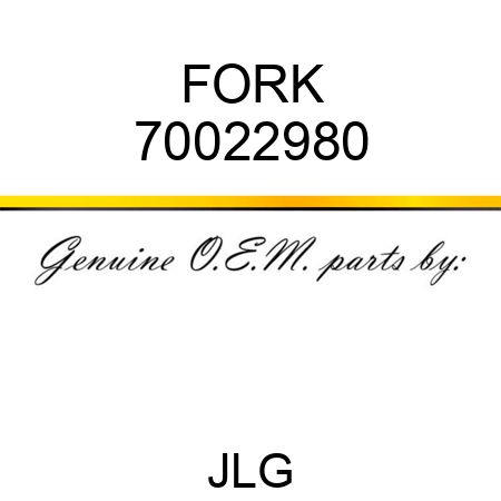 FORK 70022980