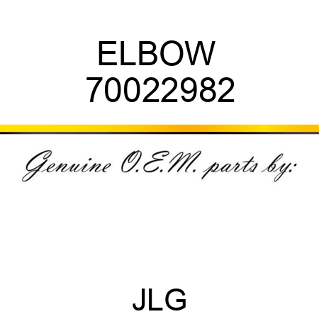 ELBOW  70022982