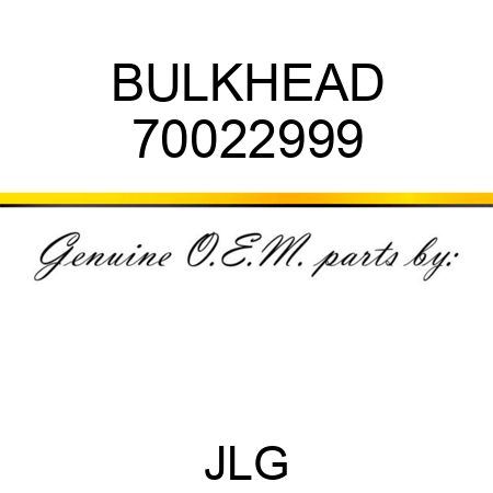 BULKHEAD 70022999