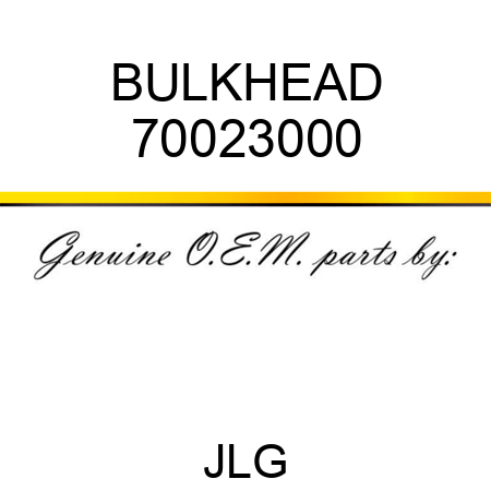 BULKHEAD 70023000