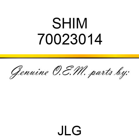 SHIM 70023014