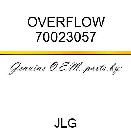 OVERFLOW 70023057