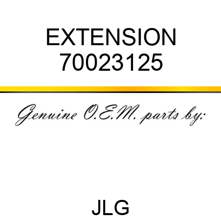 EXTENSION 70023125