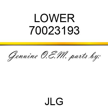 LOWER 70023193