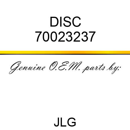 DISC 70023237