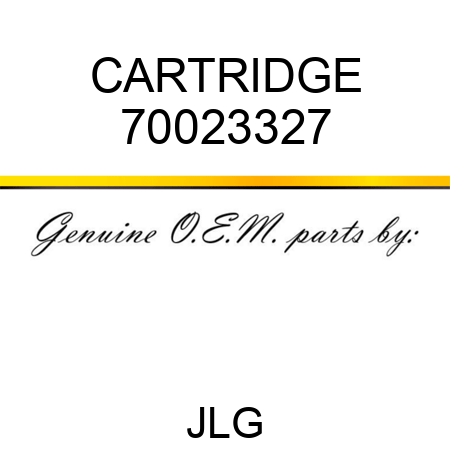 CARTRIDGE 70023327