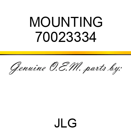 MOUNTING 70023334