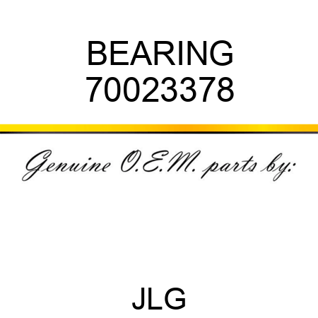 BEARING 70023378