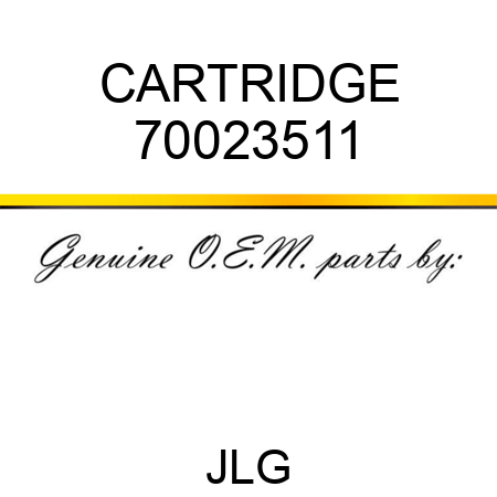CARTRIDGE 70023511