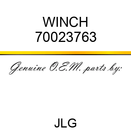 WINCH 70023763