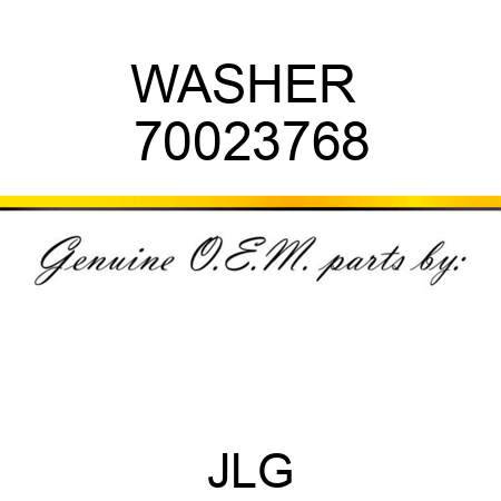 WASHER  70023768