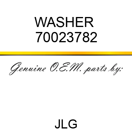 WASHER  70023782