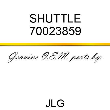 SHUTTLE 70023859