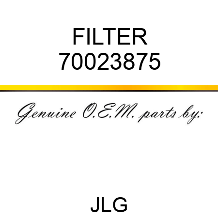 FILTER 70023875