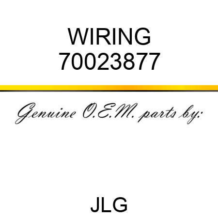 WIRING 70023877
