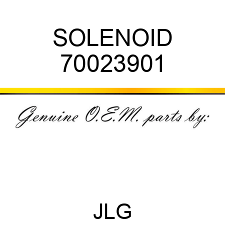SOLENOID 70023901
