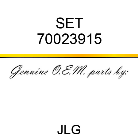 SET 70023915