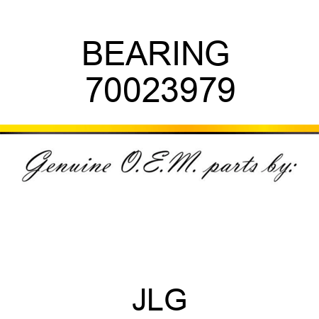 BEARING  70023979