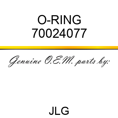 O-RING 70024077