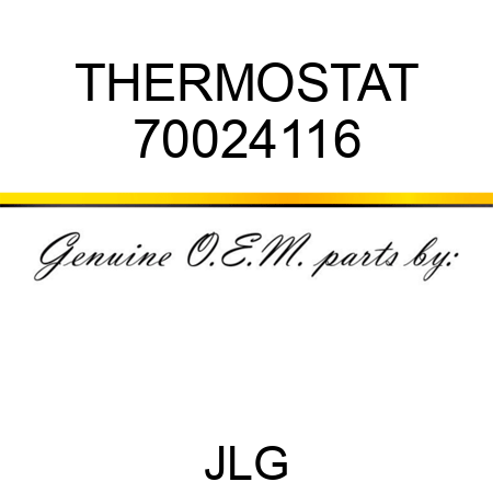 THERMOSTAT 70024116