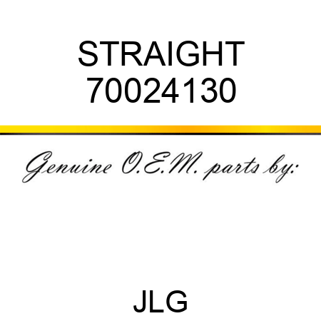 STRAIGHT 70024130