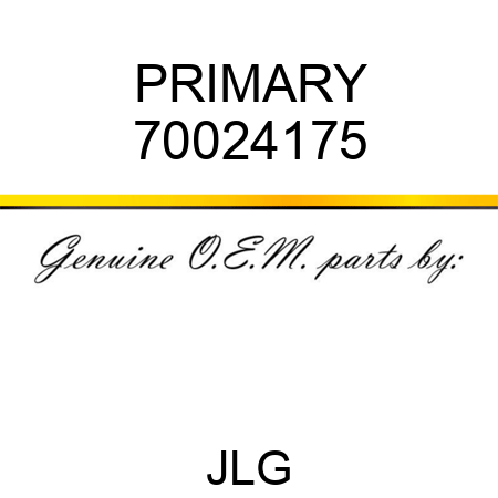 PRIMARY 70024175