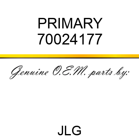 PRIMARY 70024177
