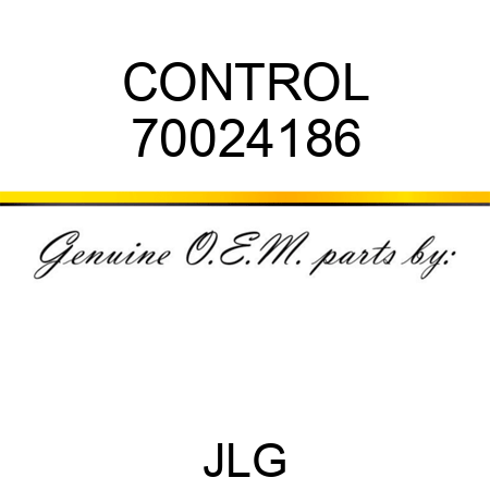 CONTROL 70024186
