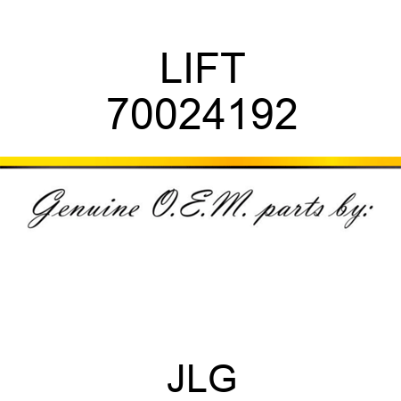 LIFT 70024192
