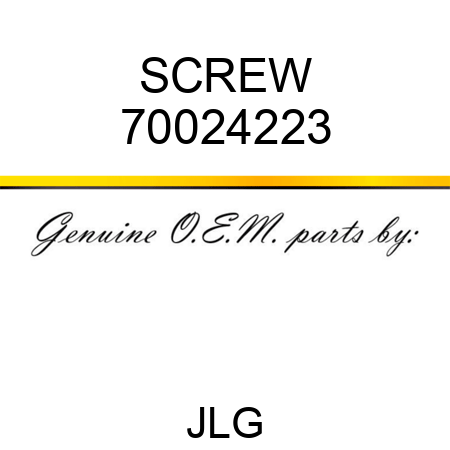 SCREW 70024223