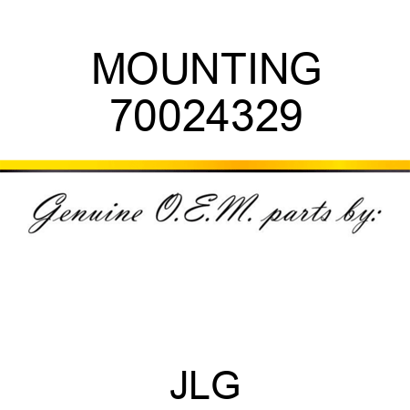 MOUNTING 70024329