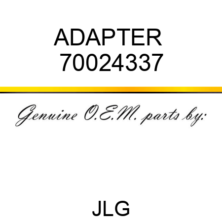 ADAPTER  70024337