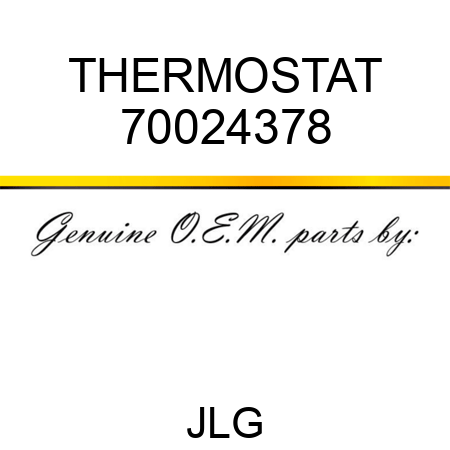 THERMOSTAT 70024378