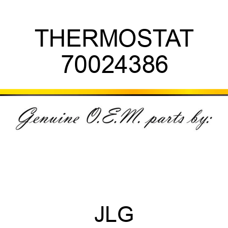 THERMOSTAT 70024386