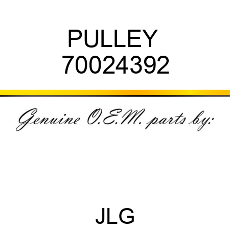 PULLEY  70024392