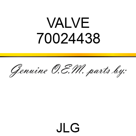 VALVE 70024438