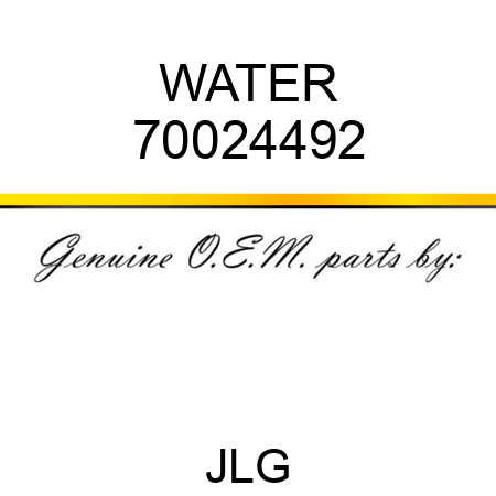 WATER 70024492