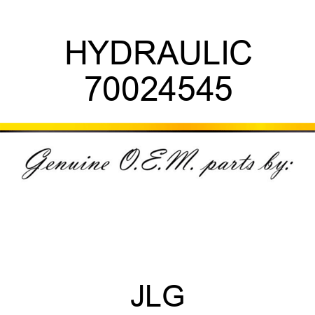 HYDRAULIC 70024545