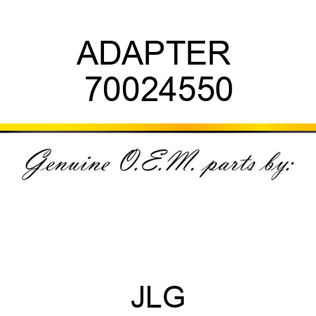 ADAPTER  70024550