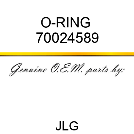 O-RING  70024589