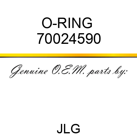 O-RING  70024590