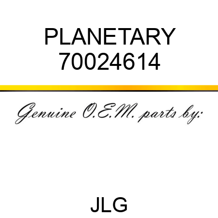 PLANETARY 70024614