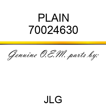 PLAIN 70024630